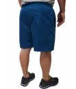 Short Bermuda Plus Size Butu Biru Microfibra Petroleo